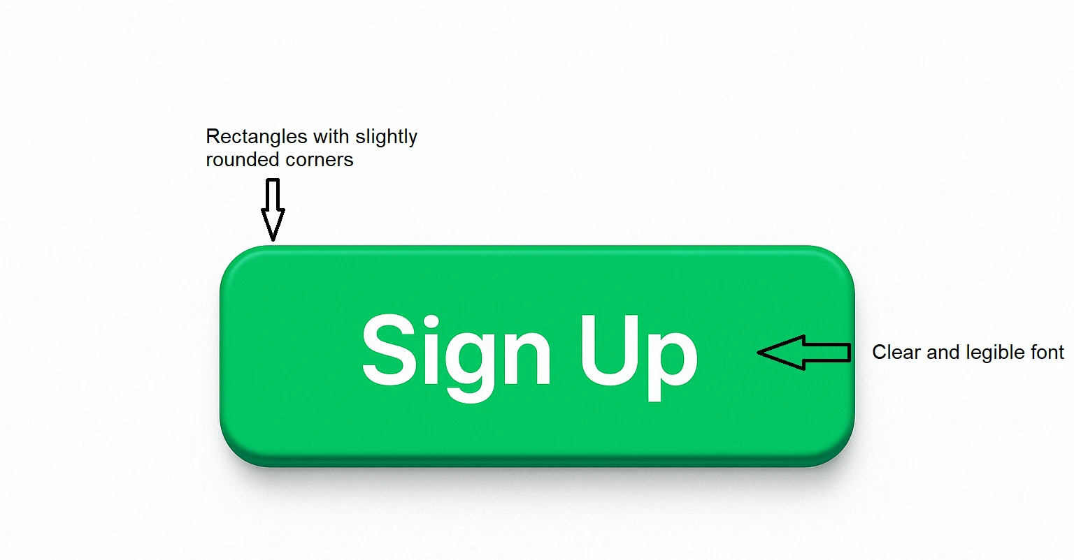 Types of UI Buttons - Anatomy
